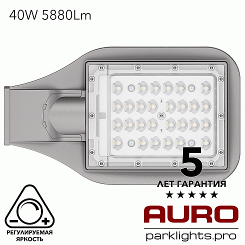 Уличный светодиодный светильник AURO-STREET-C2-40